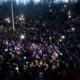 Hundreds of people gathered for the funeral of Militant Rayees Wani in Pulwama Pic: Vikar Syed