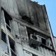 Mascow bulding after drone attack