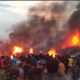Hundreds of houses, churches, temples, and vehicles were either vandalised or set ablaze across Manipur. [Photo: Twitter/MC Mary Kom]