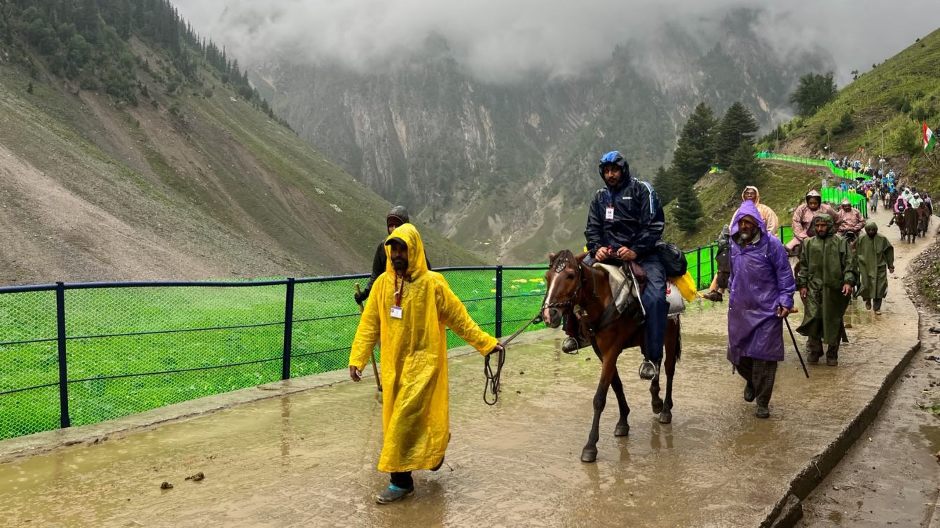 Amarnath Yatra, 2026. [FPK Photos/Umar Farooq.]
